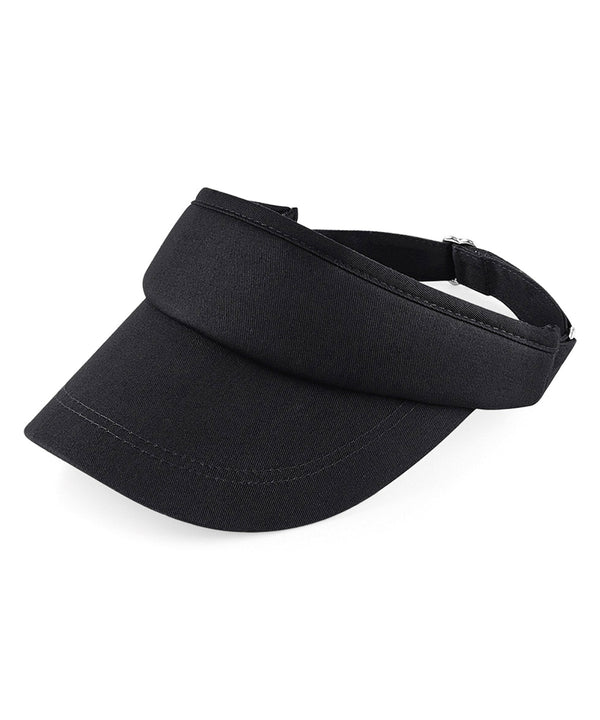 Beechfield Sports Visor - Black