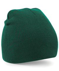Beechfield Two-tone Pull-on Beanie - Bottle Green