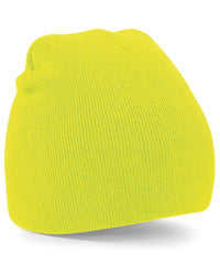 Beechfield Two-tone Pull-on Beanie - Fluorescent Yellow