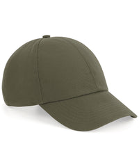 Beechfield Organic Cotton 6-panel Cap - Olive Green