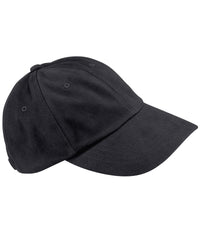 Beechfield Low-profile Heavy Brushed Cotton Cap - Black