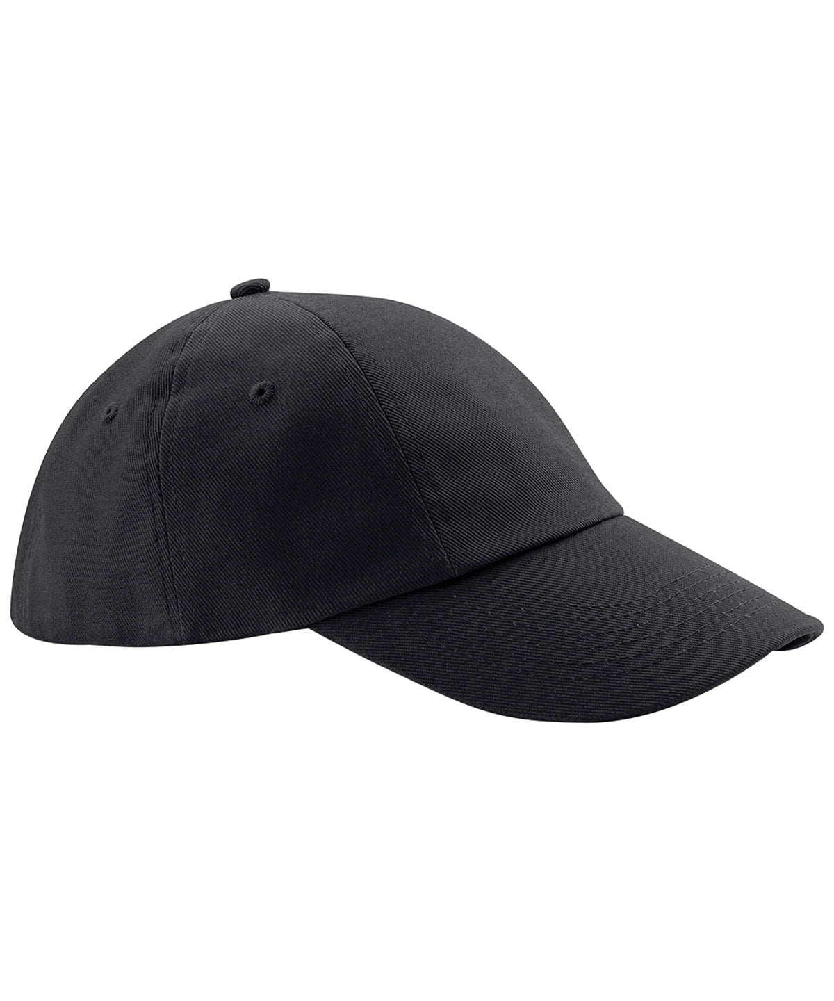 Beechfield Low-profile Heavy Cotton Drill Cap - Black