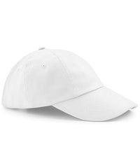 Beechfield Low-profile Heavy Cotton Drill Cap - White
