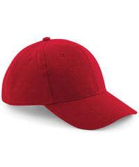 Beechfield Pro-style Heavy Brushed Cotton Cap - Classic Red