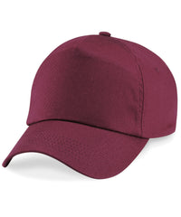 Beechfield Junior Original 5-panel Cap - Burgundy