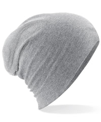 Beechfield Hemsedal Cotton Slouch Beanie - Heather Grey
