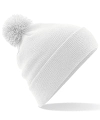 Beechfield Original Pom Pom Beanie - White