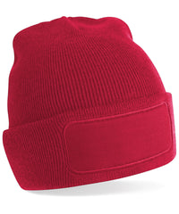 Beechfield Original Patch Beanie - Classic Red