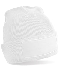 Beechfield Original Patch Beanie - White