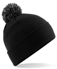 Beechfield Snowstar® Beanie - Black/Graphite Grey