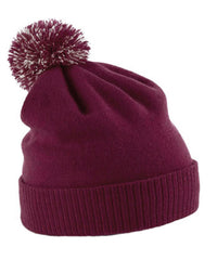 Beechfield Snowstar® Beanie - Burgundy/Off White