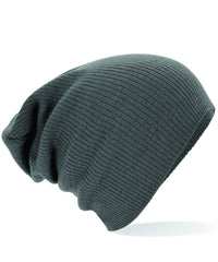Beechfield Slouch Beanie - Smoke Grey