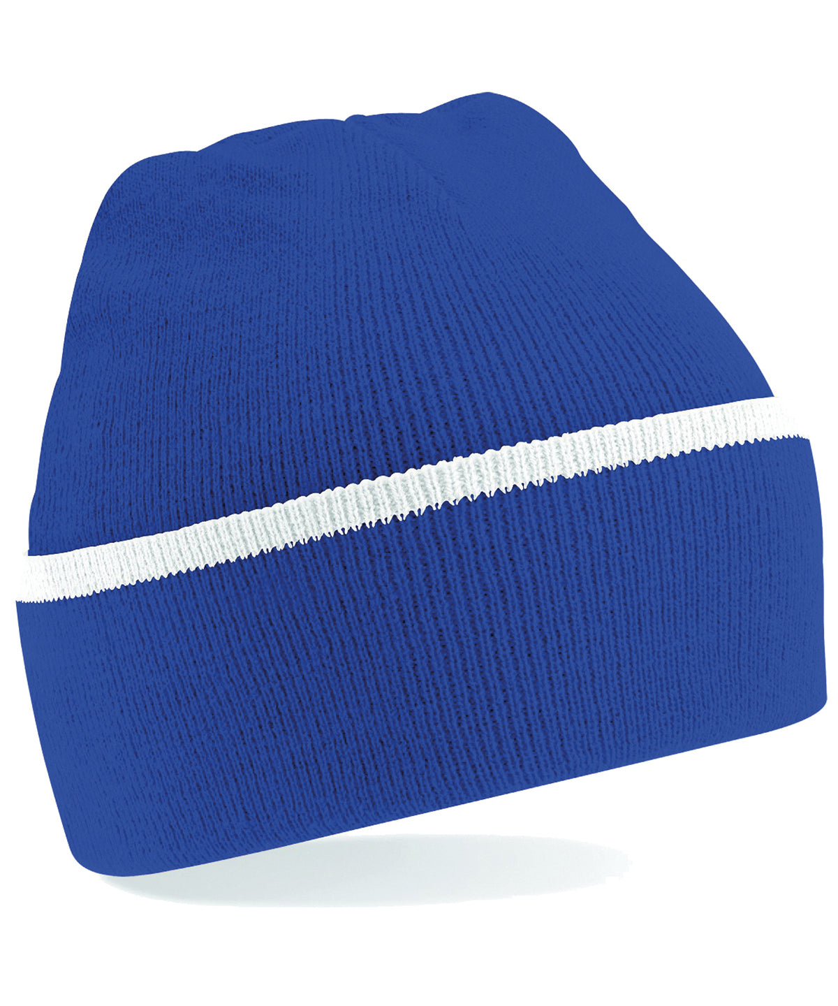 Beechfield Teamwear Beanie - Bright Royal/White