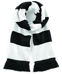 Beechfield Stadium Scarf - Black/White