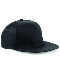 Beechfield 5-panel Snapback Rapper Cap - Black