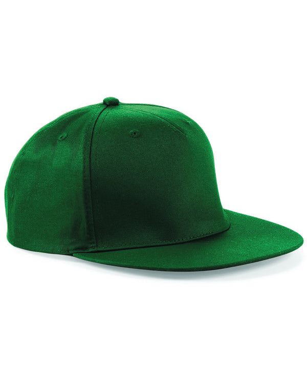 Beechfield 5-panel Snapback Rapper Cap - Bottle Green