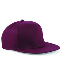 Beechfield 5-panel Snapback Rapper Cap - Burgundy