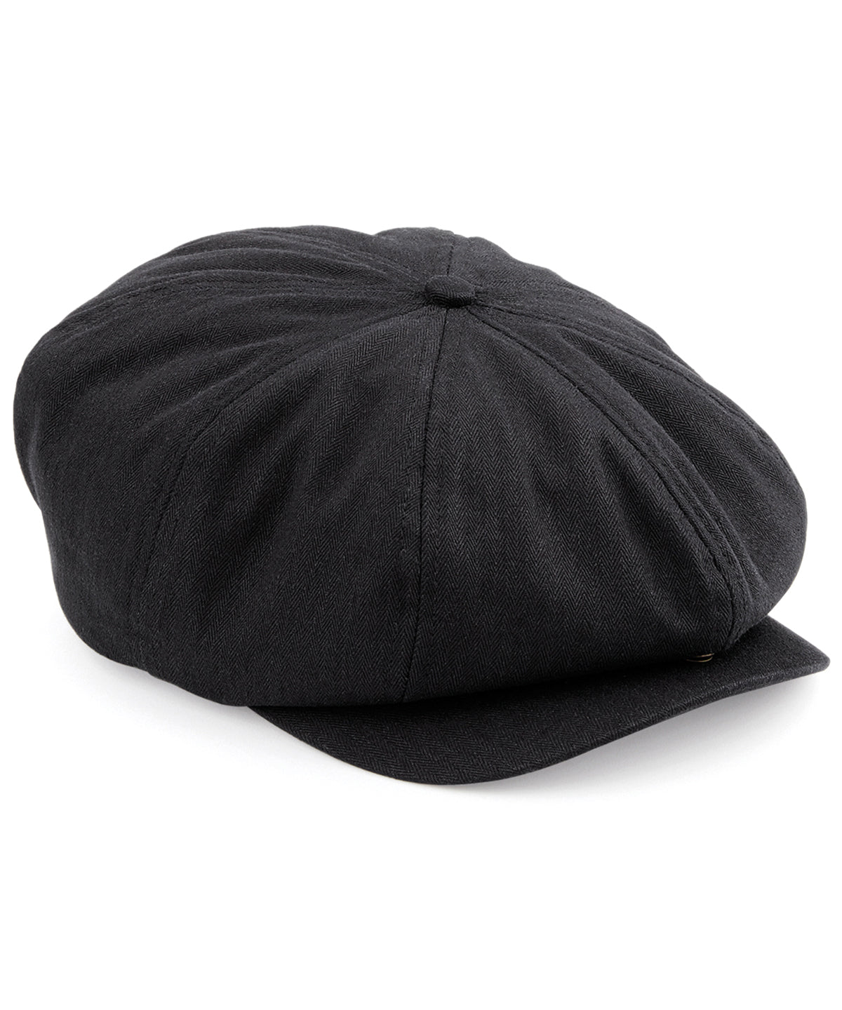 Beechfield Newsboy Cap - Black