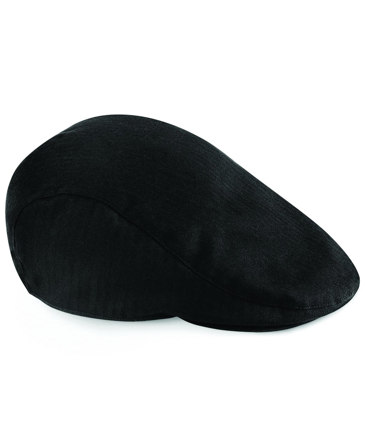 Beechfield Vintage Flat Cap - Black