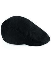 Beechfield Vintage Flat Cap - Black