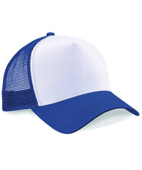 Beechfield Snapback Trucker - Bright Royal/White