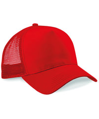 Beechfield Snapback Trucker - Classic Red/Classic Red