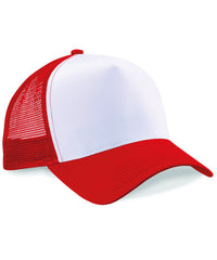 Beechfield Snapback Trucker - Classic Red/White