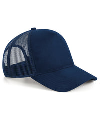 Beechfield Suede Snapback Trucker - French Navy