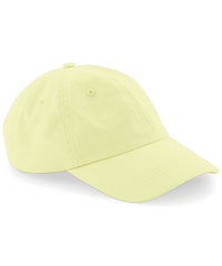 Beechfield Low-profile 6-panel Dad Cap - Pastel Lemon