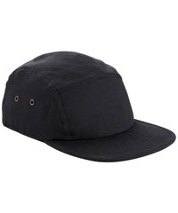 Beechfield Canvas 5-panel Camper Cap - Black