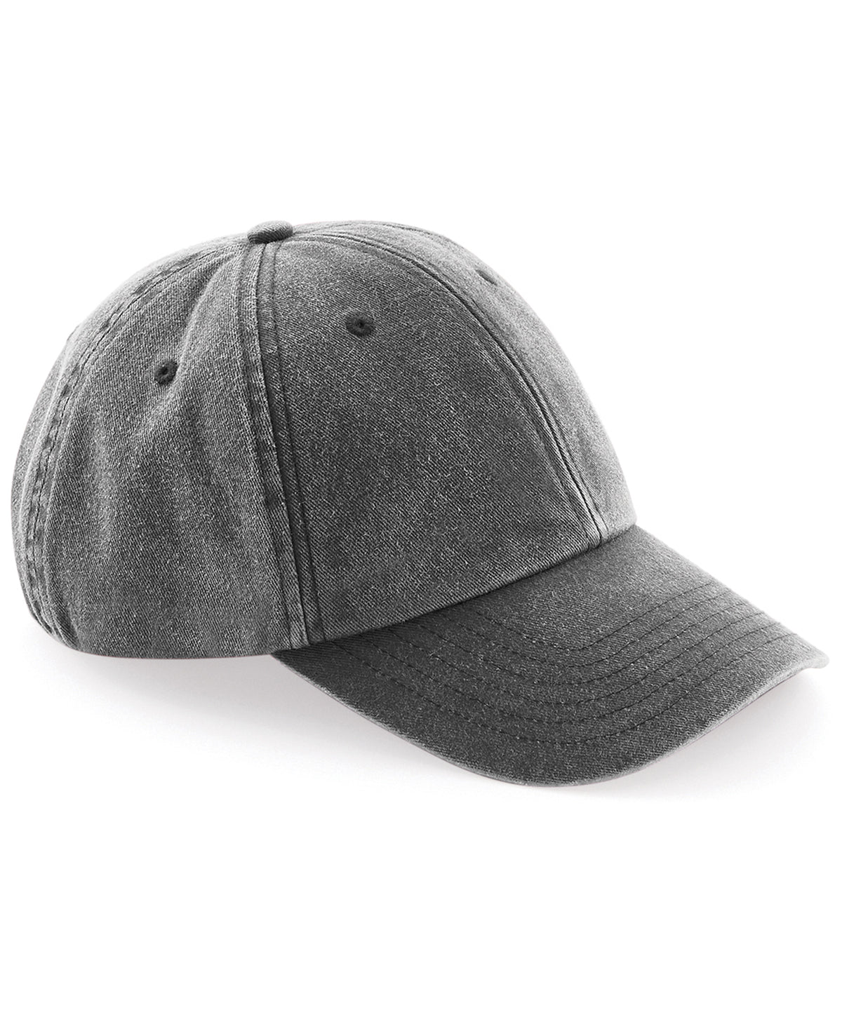 Beechfield Low-profile Vintage Cap - Vintage Black