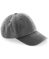 Beechfield Low-profile Vintage Cap - Vintage Black