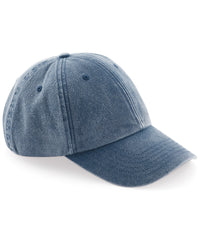 Beechfield Low-profile Vintage Cap - Vintage Denim