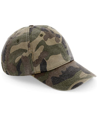 Beechfield Low-profile Vintage Cap - Vintage Jungle Camo