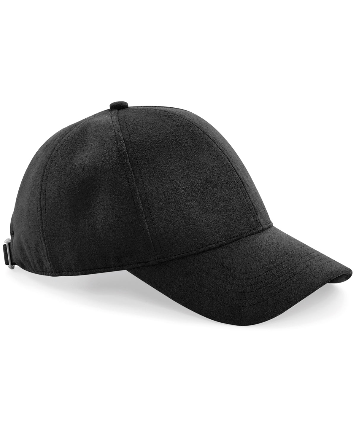 Beechfield Faux Suede 6-panel Cap - Black