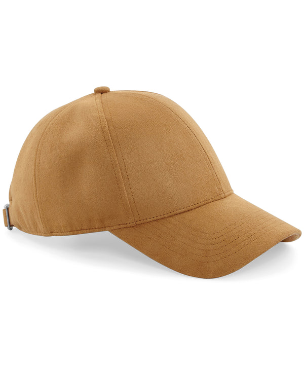 Beechfield Faux Suede 6-panel Cap - Caramel