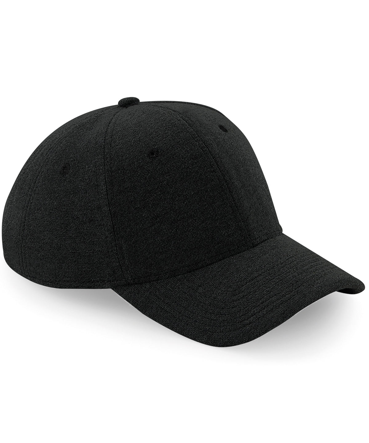 Beechfield Jersey Athleisure Baseball Cap - Black