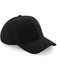 Beechfield Jersey Athleisure Baseball Cap - Black