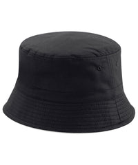 Beechfield Reversible Bucket Hat - Black/Light Grey