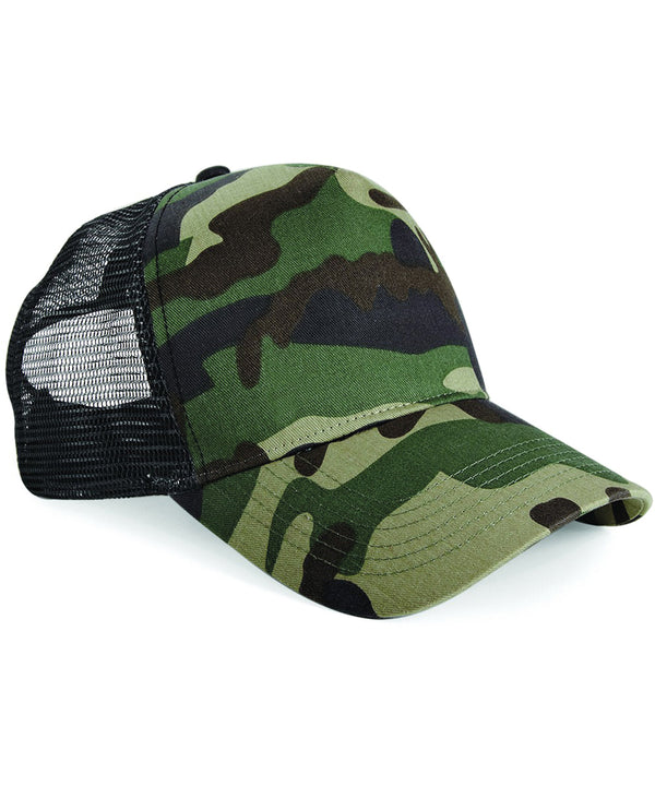 Beechfield Camo Snapback Trucker - Jungle Camo