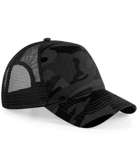 Beechfield Camo Snapback Trucker - Midnight Camo
