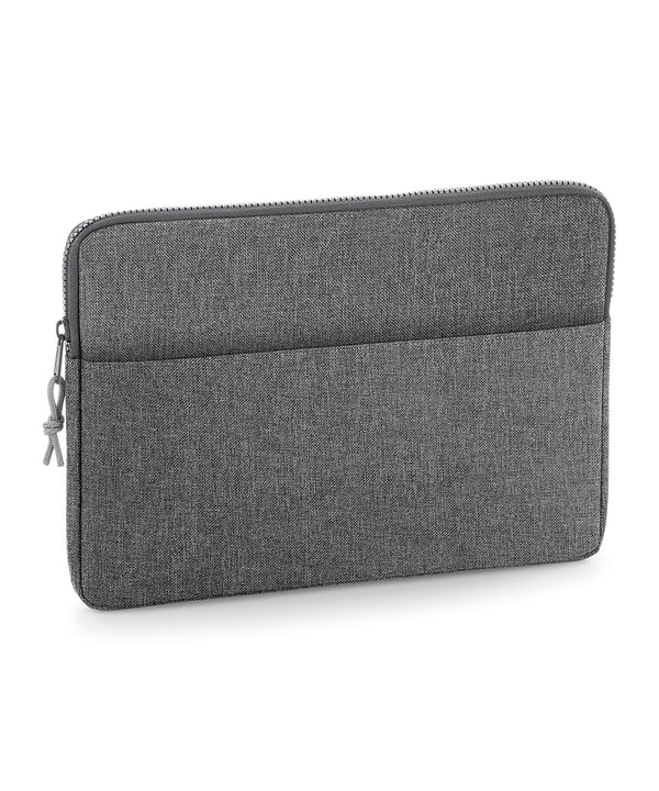 BagBase Essential 13 Laptop Case" - Grey Marl