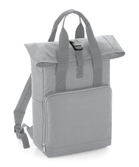 BagBase Twin Handle Roll-top Backpack - Light Grey