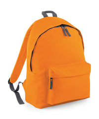 BagBase Original Fashion Backpack - Orange/Graphite Grey