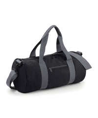 BagBase Original Barrel Bag - Black/Grey