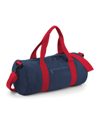 BagBase Original Barrel Bag - French Navy/Classic Red