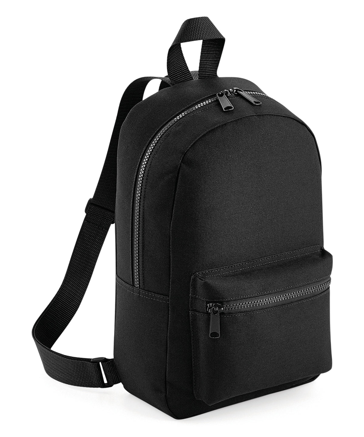 BagBase Mini Essential Fashion Backpack - Black