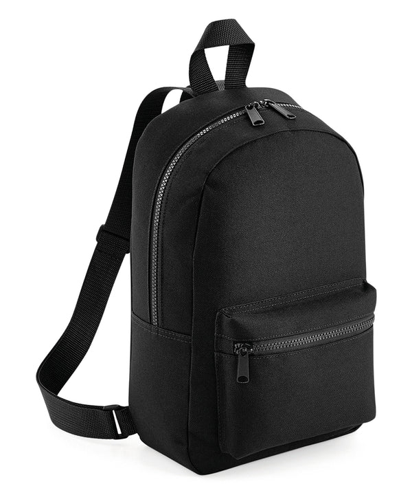 BagBase Mini Essential Fashion Backpack - Black