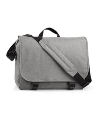BagBase Two-tone Digital Messenger - Grey Marl