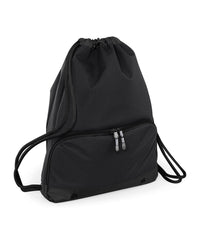 BagBase Athleisure Gymsac - Black/Black